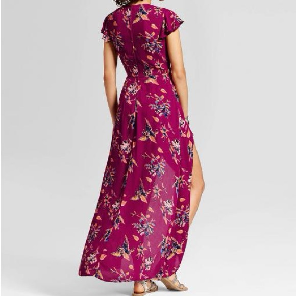 NWT! Xhilaration Pink Floral Maxi Romper - S - Picture 6 of 6